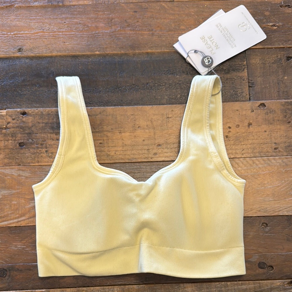 Bombshell Sportswear Mellow Yellow Intimates Sports Bra